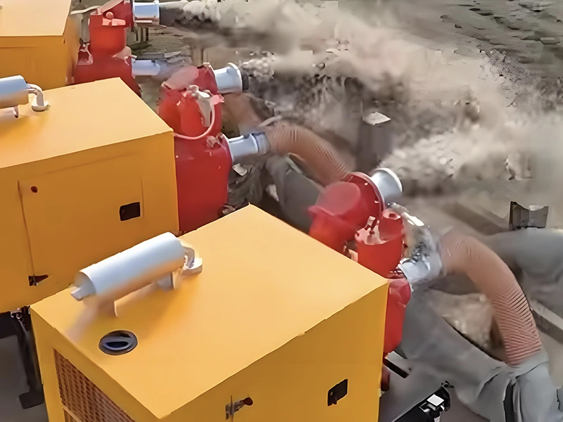 Jianghe Diluvium Praeventionis Products Upgrades Diesel Engine agitatae aquae Pump pone ad boost efficiens diluvium INCILE capacitatem